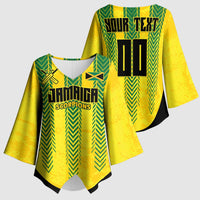 Custom Jamaica Cricket Scorpions Kimono Sleeve Blouse Go Champions