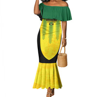 Custom Jamaica Cricket Scorpions Mermaid Dress Go Champions