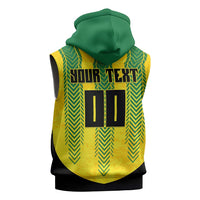 Custom Jamaica Cricket Scorpions Sleeveless Hoodie Go Champions