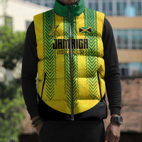 Custom Jamaica Cricket Scorpions Sleeveless Puffer Jacket Go Champions