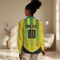 Custom Jamaica Cricket Scorpions Women Casual Shirt Go Champions
