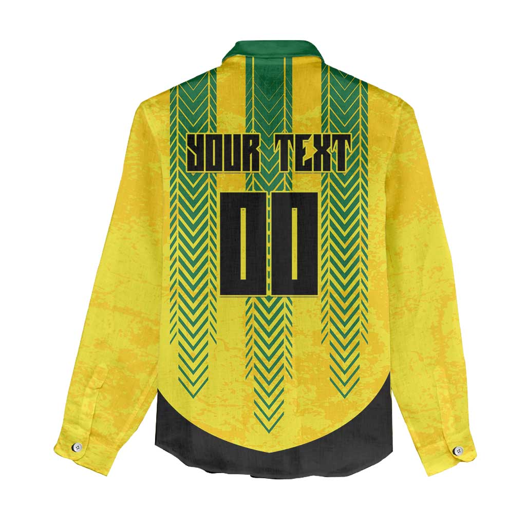 Custom Jamaica Cricket Scorpions Women Casual Shirt Go Champions