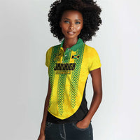 Custom Jamaica Cricket Scorpions Women Polo Shirt Go Champions