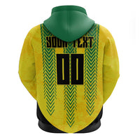 Custom Jamaica Cricket Scorpions Zip Hoodie Go Champions