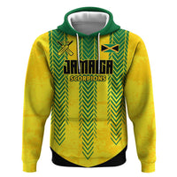 Custom Jamaica Cricket Scorpions Zip Hoodie Go Champions