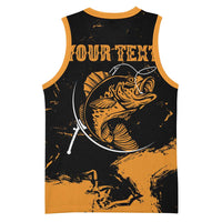 Personalized Fishing Solves Most of My Problems Basketball Jersey Grunge Style