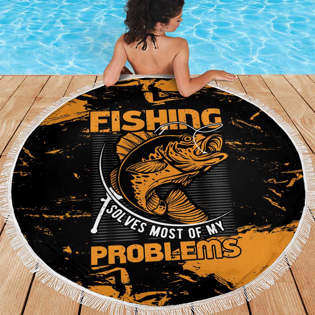 Fishing Solves Most of My Problems Beach Blanket Grunge Style