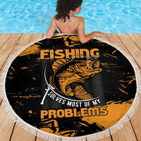 Fishing Solves Most of My Problems Beach Blanket Grunge Style