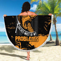 Fishing Solves Most of My Problems Beach Blanket Grunge Style