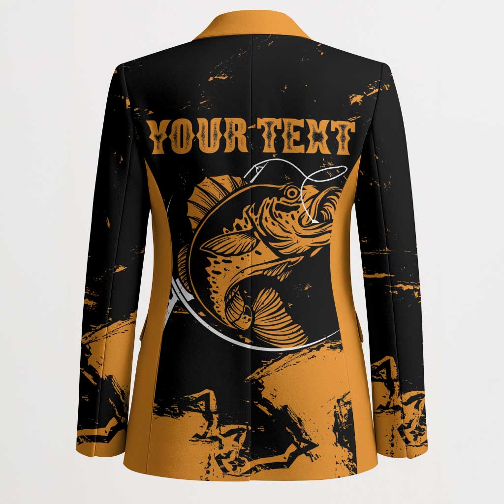 Personalized Fishing Solves Most of My Problems Blazer Grunge Style