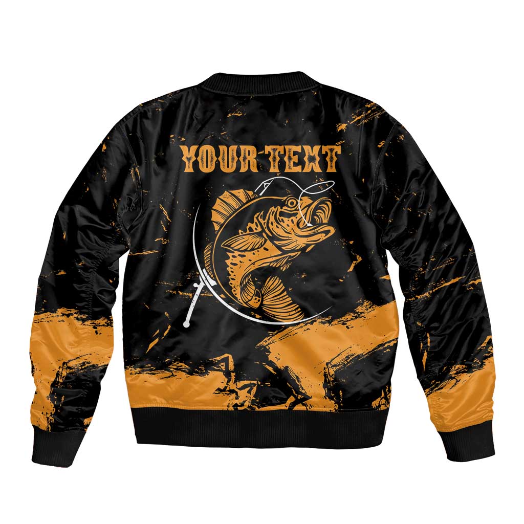 Personalized Fishing Solves Most of My Problems Bomber Jacket Grunge Style