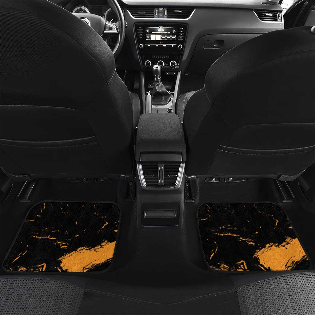 Personalized Fishing Solves Most of My Problems Car Mats Grunge Style