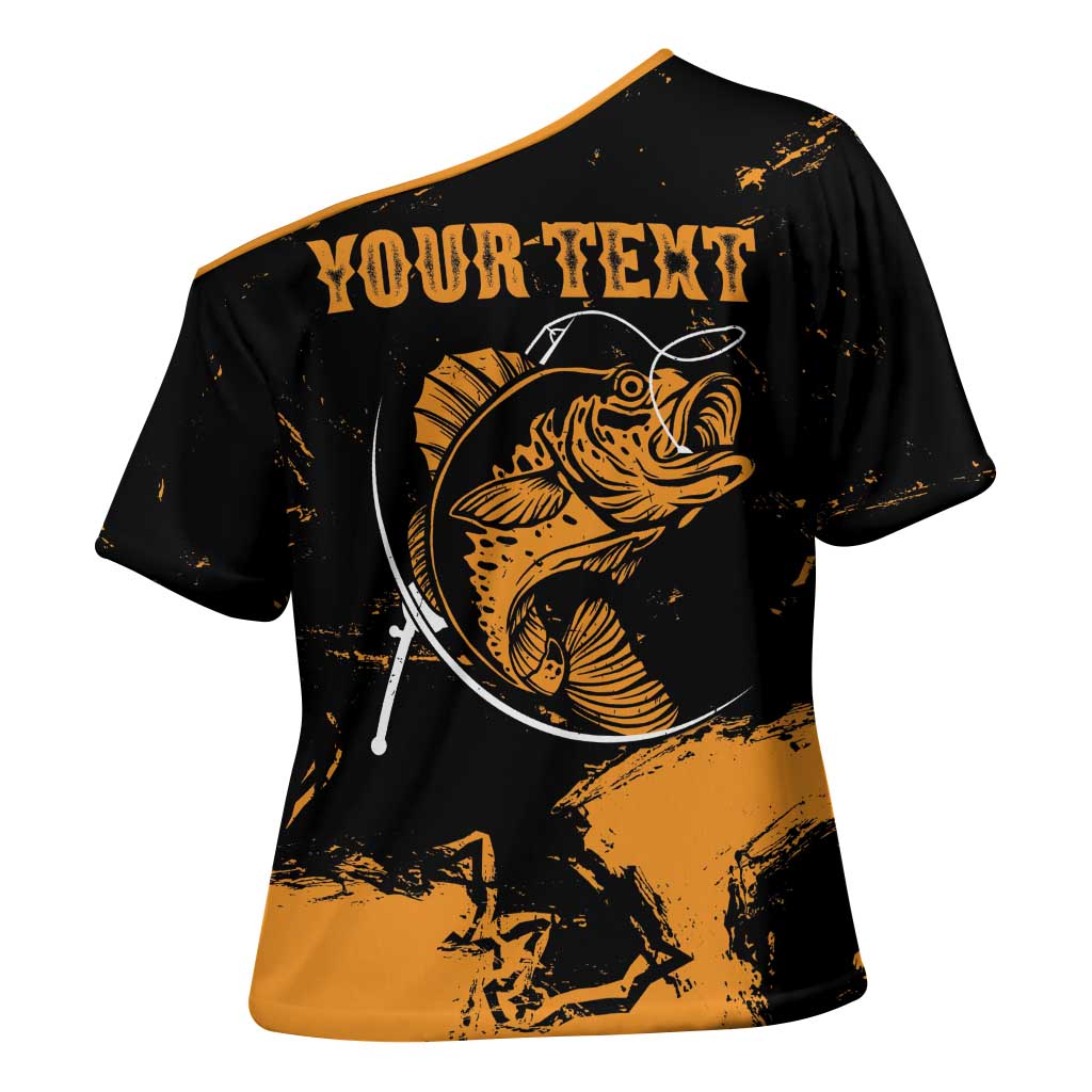Personalized Fishing Solves Most of My Problems Cross Shoulder Shirt Grunge Style
