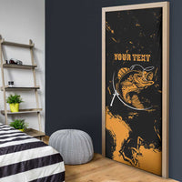 Personalized Fishing Solves Most of My Problems Door Cover Grunge Style
