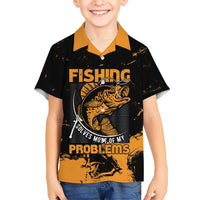 Personalized Fishing Solves Most of My Problems Hawaiian Shirt Grunge Style