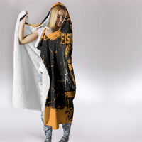 Fishing Solves Most of My Problems Hooded Blanket Grunge Style
