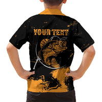 Personalized Fishing Solves Most of My Problems Kid Hawaiian Shirt Grunge Style