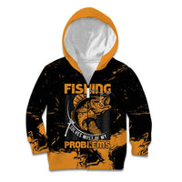 Personalized Fishing Solves Most of My Problems Kid Hoodie Grunge Style