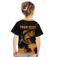 Personalized Fishing Solves Most of My Problems Kid T Shirt Grunge Style