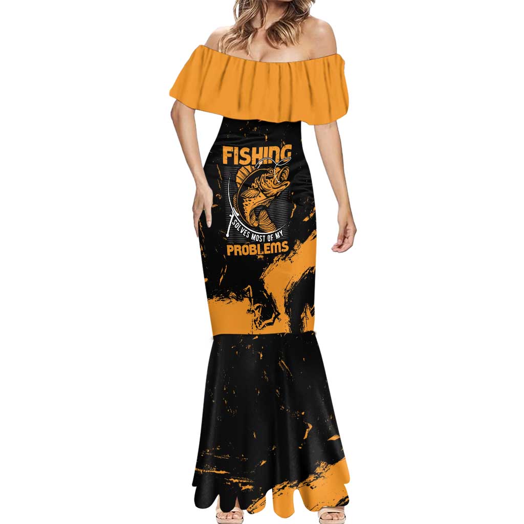Personalized Fishing Solves Most of My Problems Mermaid Dress Grunge Style