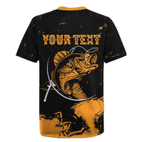 Personalized Fishing Solves Most of My Problems Rugby Jersey Grunge Style