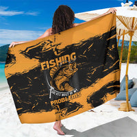 Fishing Solves Most of My Problems Sarong Grunge Style