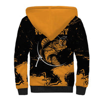 Personalized Fishing Solves Most of My Problems Sherpa Hoodie Grunge Style