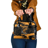 Fishing Solves Most of My Problems Shoulder Handbag Grunge Style