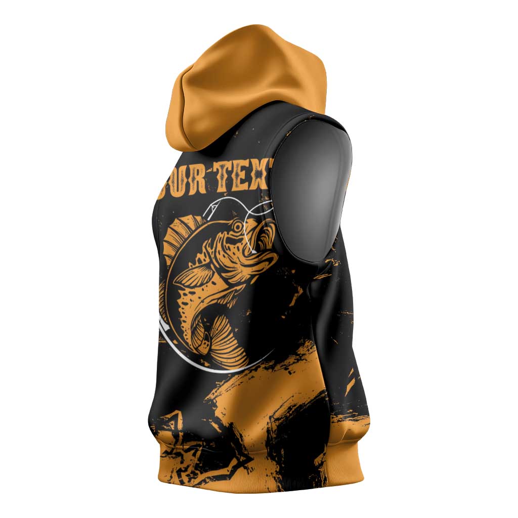 Personalized Fishing Solves Most of My Problems Sleeveless Hoodie Grunge Style