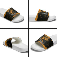 Fishing Solves Most of My Problems Slide Sandals Grunge Style