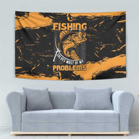 Fishing Solves Most of My Problems Tapestry Grunge Style