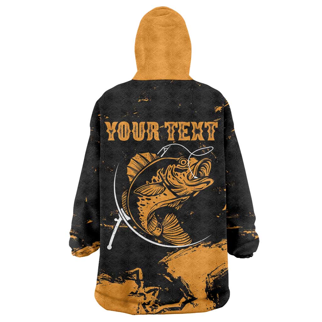 Personalized Fishing Solves Most of My Problems Wearable Blanket Hoodie Grunge Style