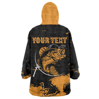 Personalized Fishing Solves Most of My Problems Wearable Blanket Hoodie Grunge Style
