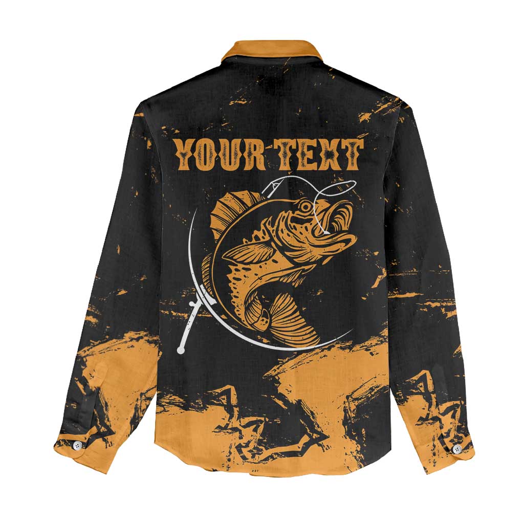 Personalized Fishing Solves Most of My Problems Women Casual Shirt Grunge Style
