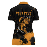 Personalized Fishing Solves Most of My Problems Women Polo Shirt Grunge Style
