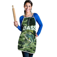 Bass Fishing Camouflage Apron Zipper Stylized