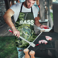 Bass Fishing Camouflage Apron Zipper Stylized
