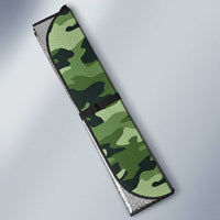 Bass Fishing Camouflage Auto Sun Shade Zipper Stylized