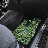 Personalized Bass Fishing Camouflage Car Mats Zipper Stylized