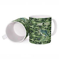 Personalized Bass Fishing Camouflage Ceramic Mug Zipper Stylized