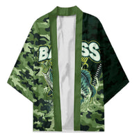Personalized Bass Fishing Camouflage Kimono Zipper Stylized
