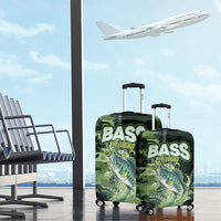 Bass Fishing Camouflage Luggage Cover Zipper Stylized