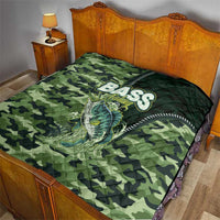 Bass Fishing Camouflage Quilt Zipper Stylized