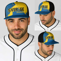 Football 2026 Sweden Baseball Net Cap Sverige Blagult Tillsammans