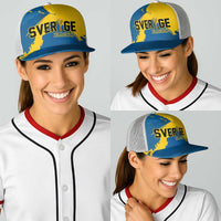 Football 2026 Sweden Baseball Net Cap Sverige Blagult Tillsammans