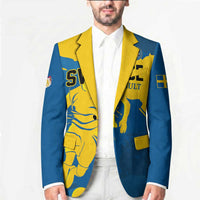 Custom Football 2026 Sweden Blazer Sverige Blagult Tillsammans