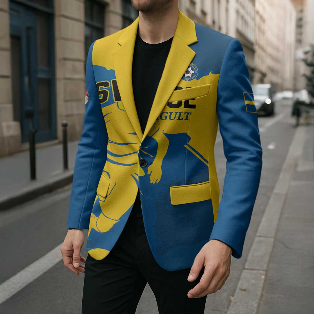 Custom Football 2026 Sweden Blazer Sverige Blagult Tillsammans