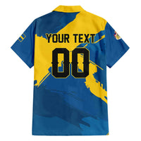 Custom Football 2026 Sweden Hawaiian Shirt Sverige Blagult Tillsammans