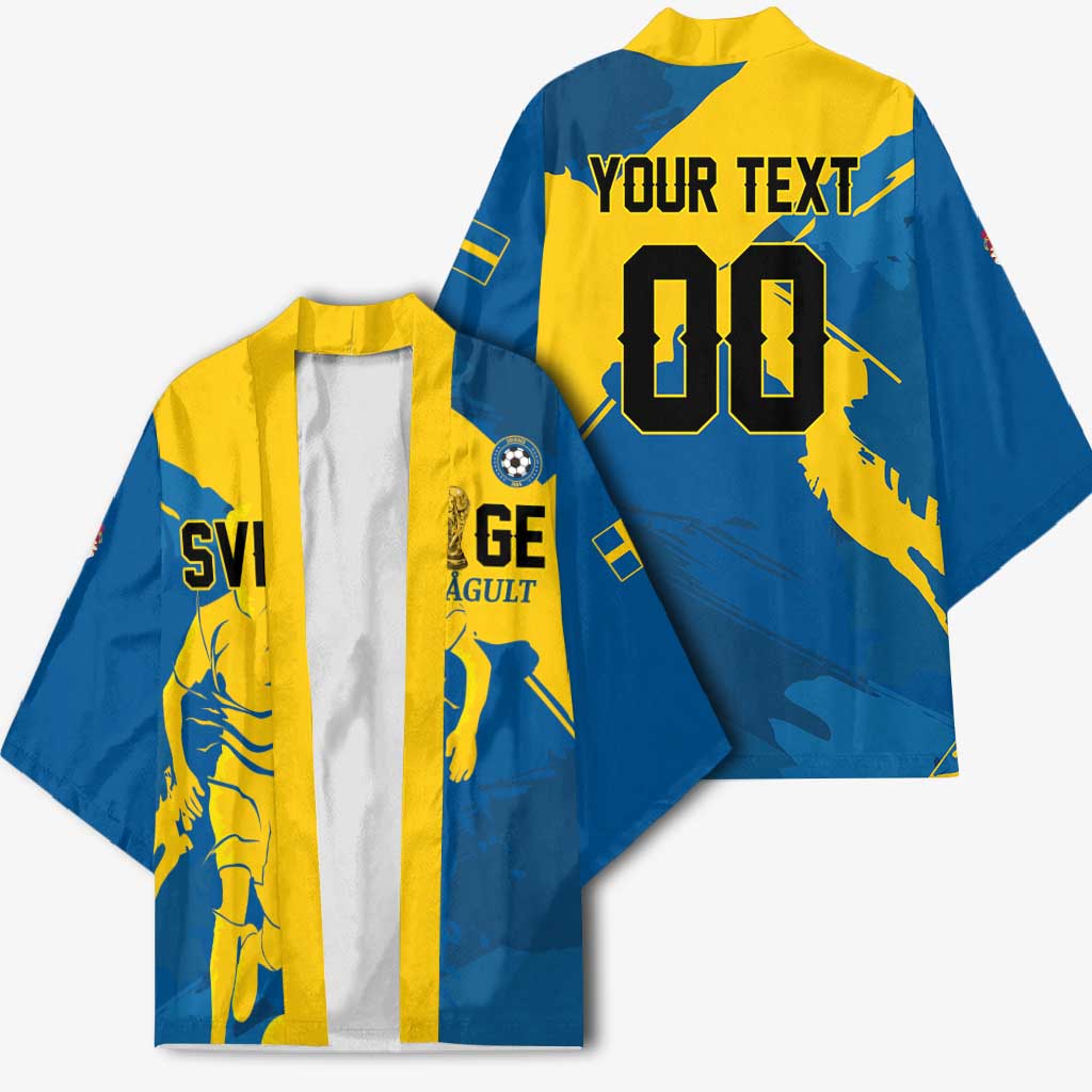 Custom Football 2026 Sweden Kimono Sverige Blagult Tillsammans