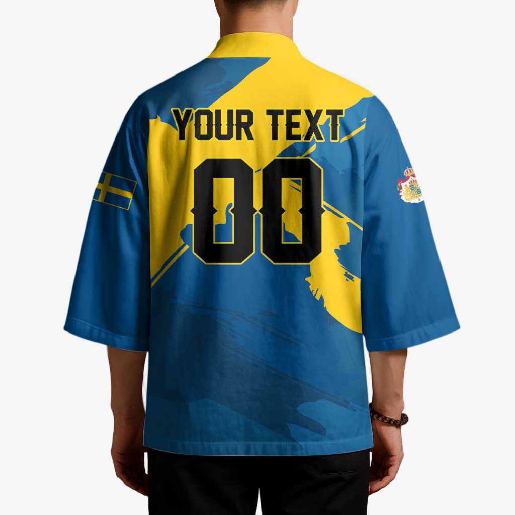 Custom Football 2026 Sweden Kimono Sverige Blagult Tillsammans